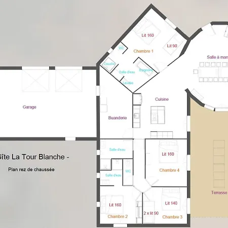 Splendide La Tour Blanche 12min Du Puy Du Fou Prázdninový dům